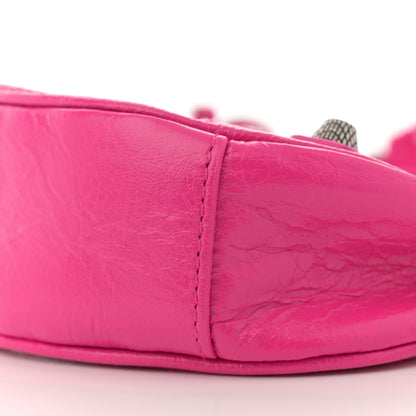 Balenciaga Agneau Arena Le Cagole Shoulder Bag XS Violet Fuxia 11 of 11