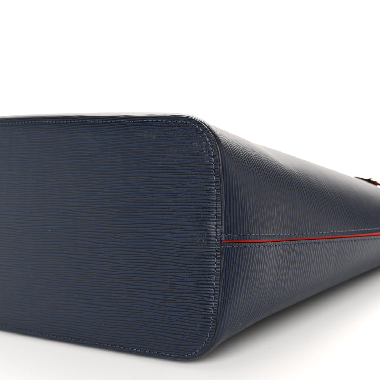 Epi Neverfull MM Indigo Coquelicot
