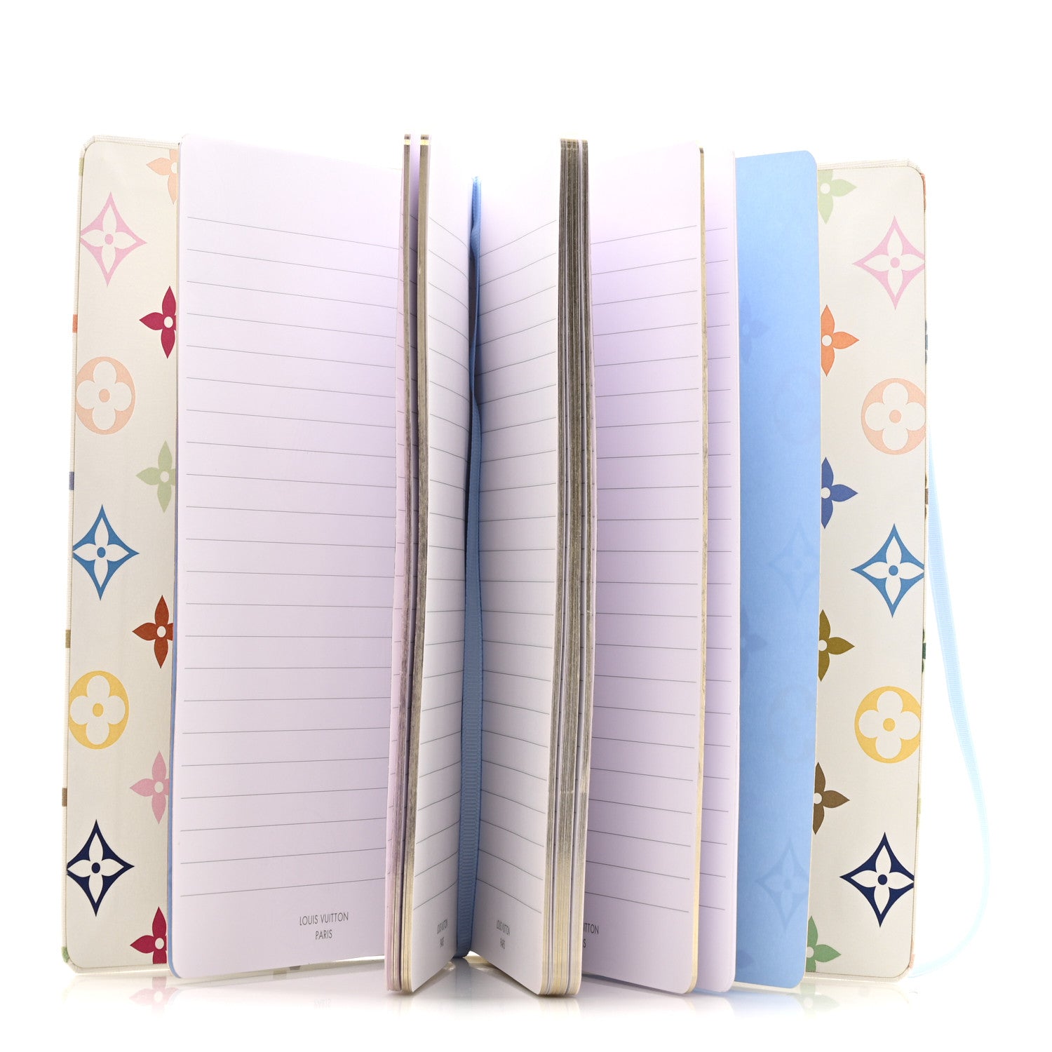Louis Vuitton LV x TM Monogram Multicolor Jane Notebook MM White 5 of 9