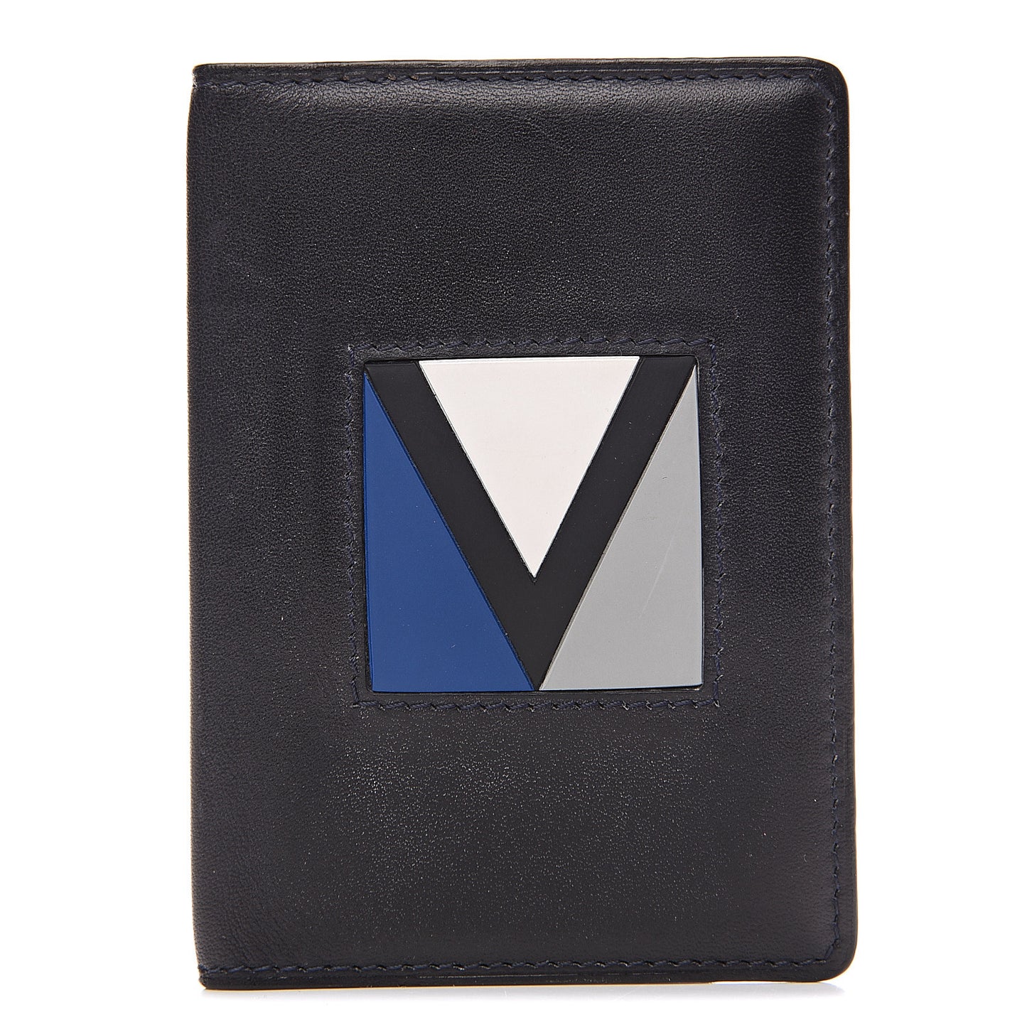Calfskin America's Cup Pocket Organizer Black