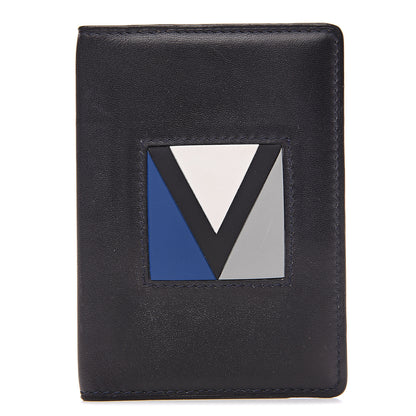 Louis Vuitton Calfskin America's Cup Pocket Organizer Black 1 of 8