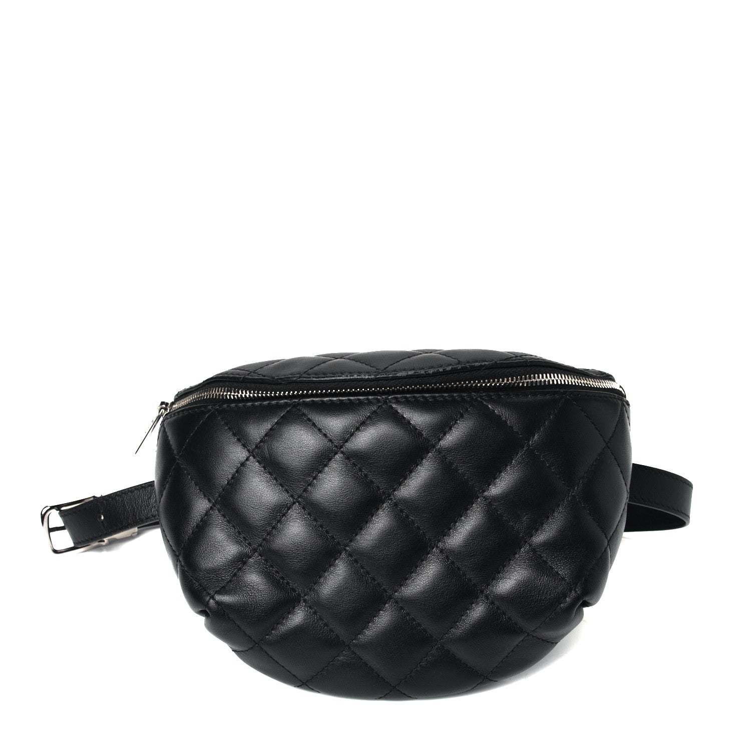 Chanel Lambskin Quilted Waist Belt Bag Black 1 of 4