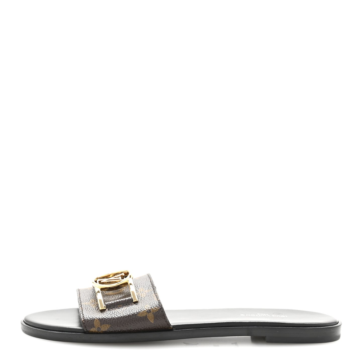 Patent Monogram Lock It Flat Mules 38