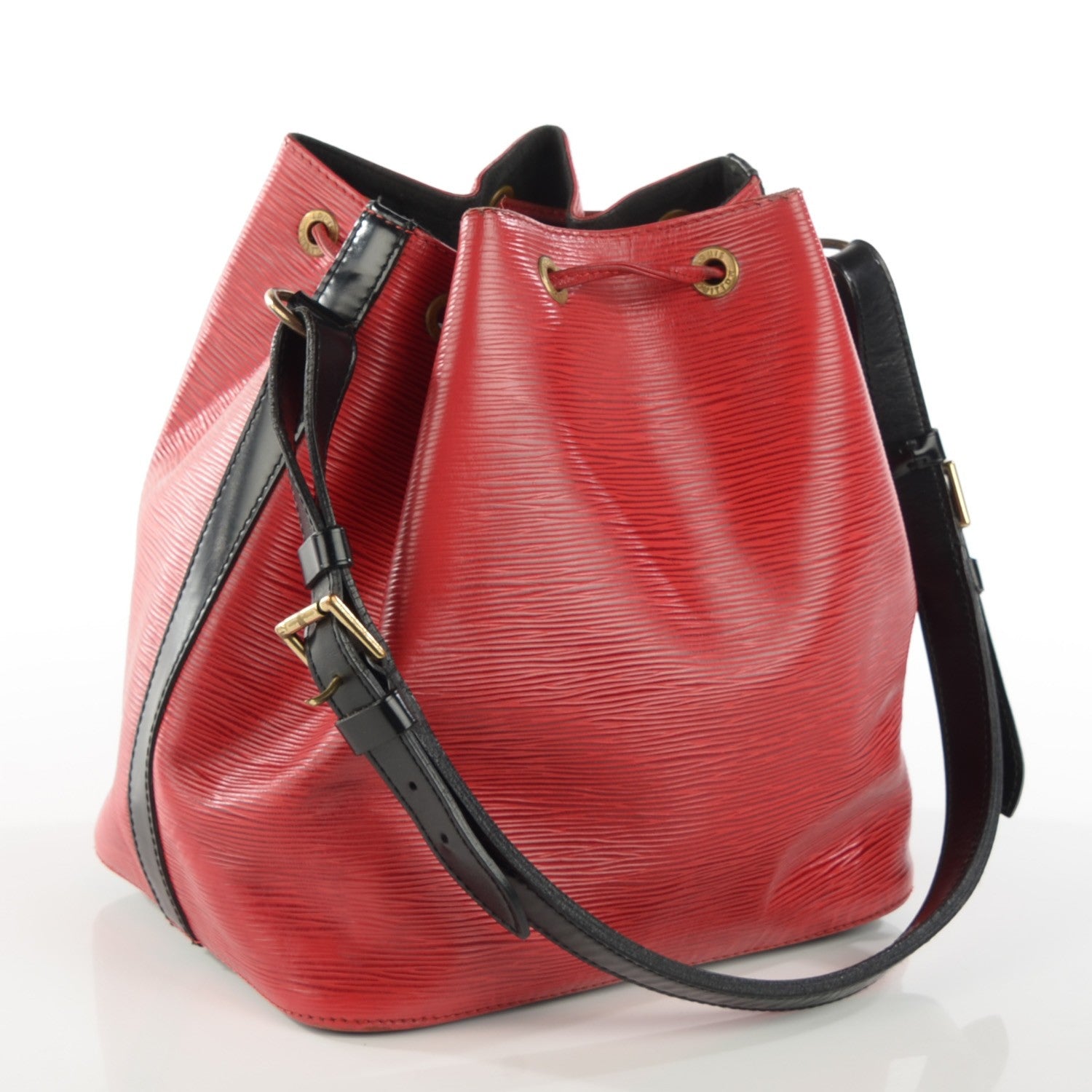 Louis Vuitton Epi Petit Noe Red Black 3 of 9