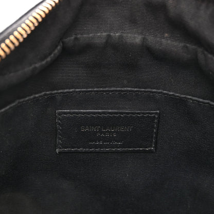 Saint Laurent Calfskin Matelasse Monogram Lou Camera Bag Black 5 of 8