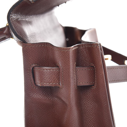 Hermes Courchevel Retourne Kelly 32 Chocolate 12 of 37
