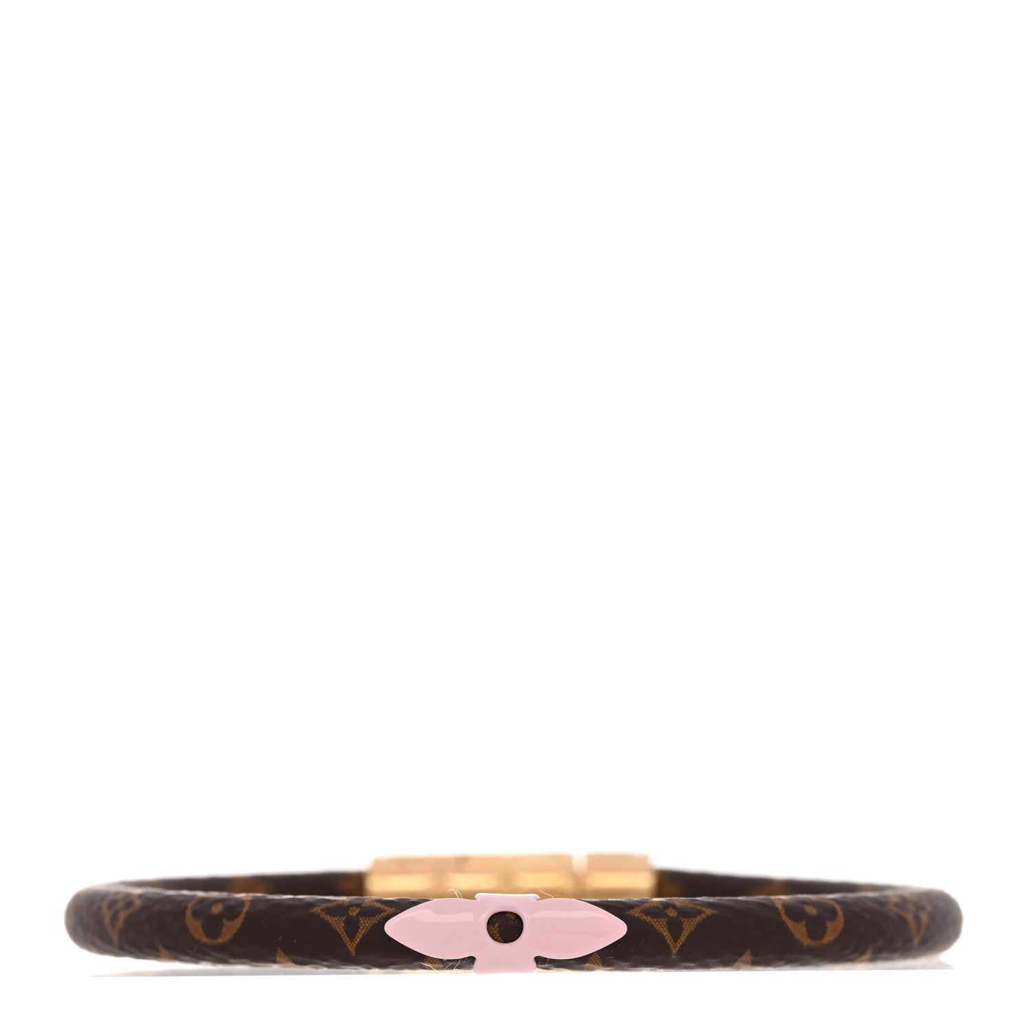 Louis Vuitton Monogram Daily Confidential Bracelet 17 Rose Ballerine 1 of 5