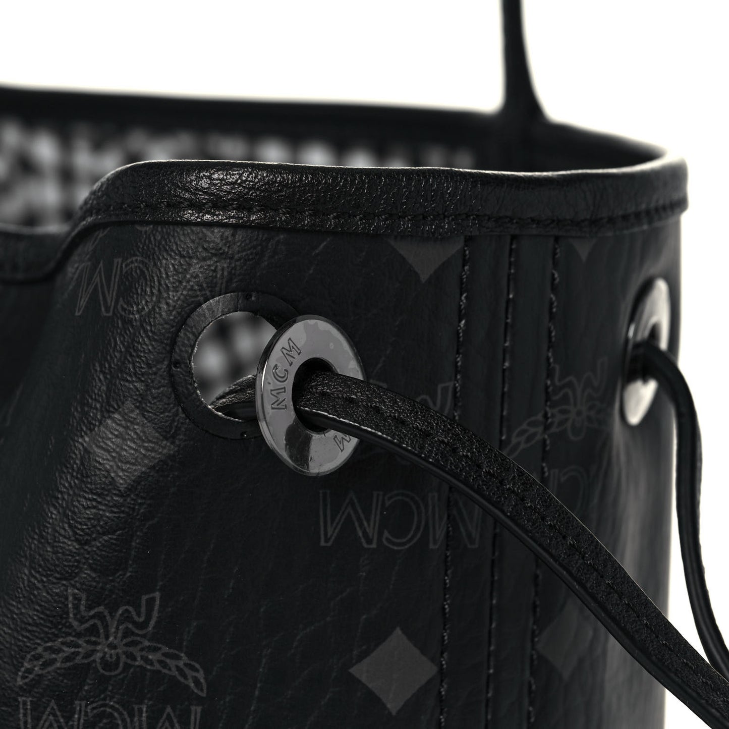 Visetos Medium Liz Reversible Shopper Tote Black