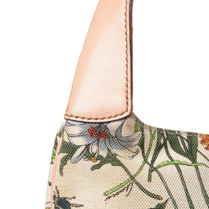 Gucci Canvas Floral Flora Small Jackie O Hobo White 13 of 19