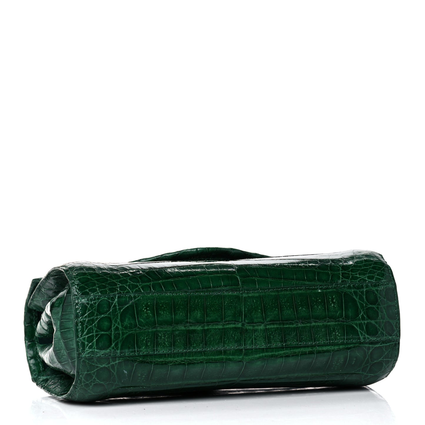 Crocodile Amour Clutch Green
