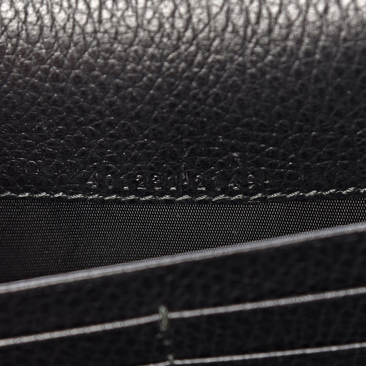 Calfskin Mini Dionysus Chain Wallet Black