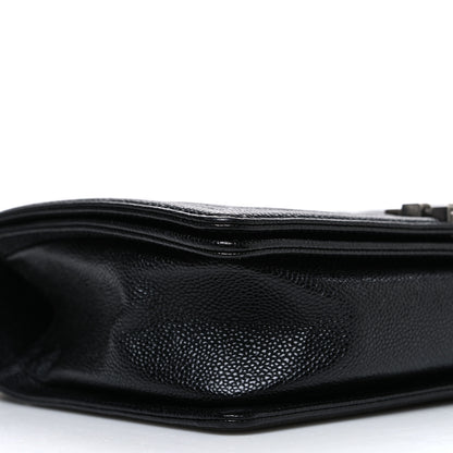 Chanel Caviar Quilted New Medium Boy Flap Black 9 of 10