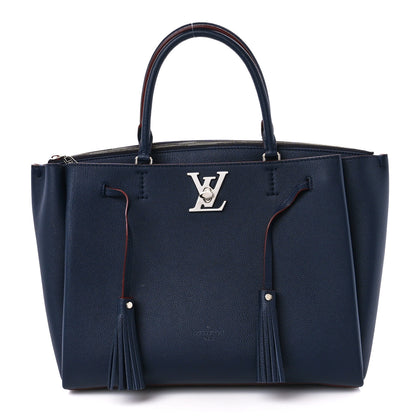 Louis Vuitton Calfskin Lockmeto Marine Rouge 1 of 13