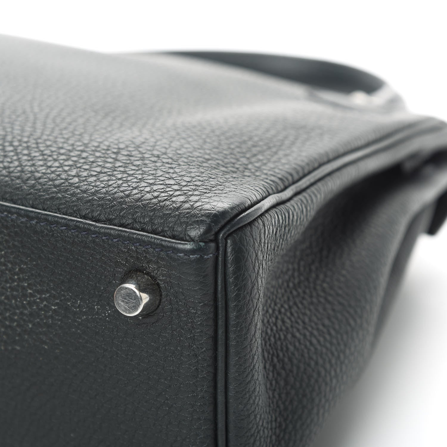 Hermes Togo Kelly Retourne 25 Bleu Ocean 11 of 17