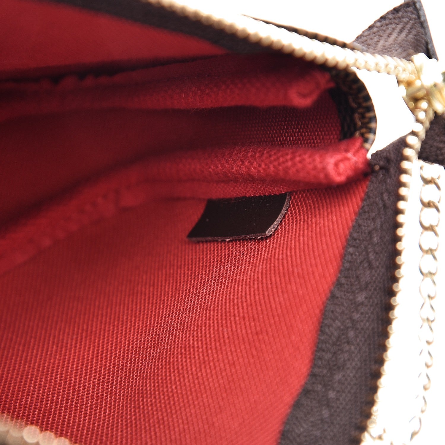 Louis Vuitton Damier Ebene Mini Pochette Accessories 6 of 8