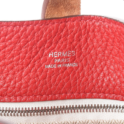 Hermes Taurillon Clemence Marwari PM Rouge Casaque 6 of 10