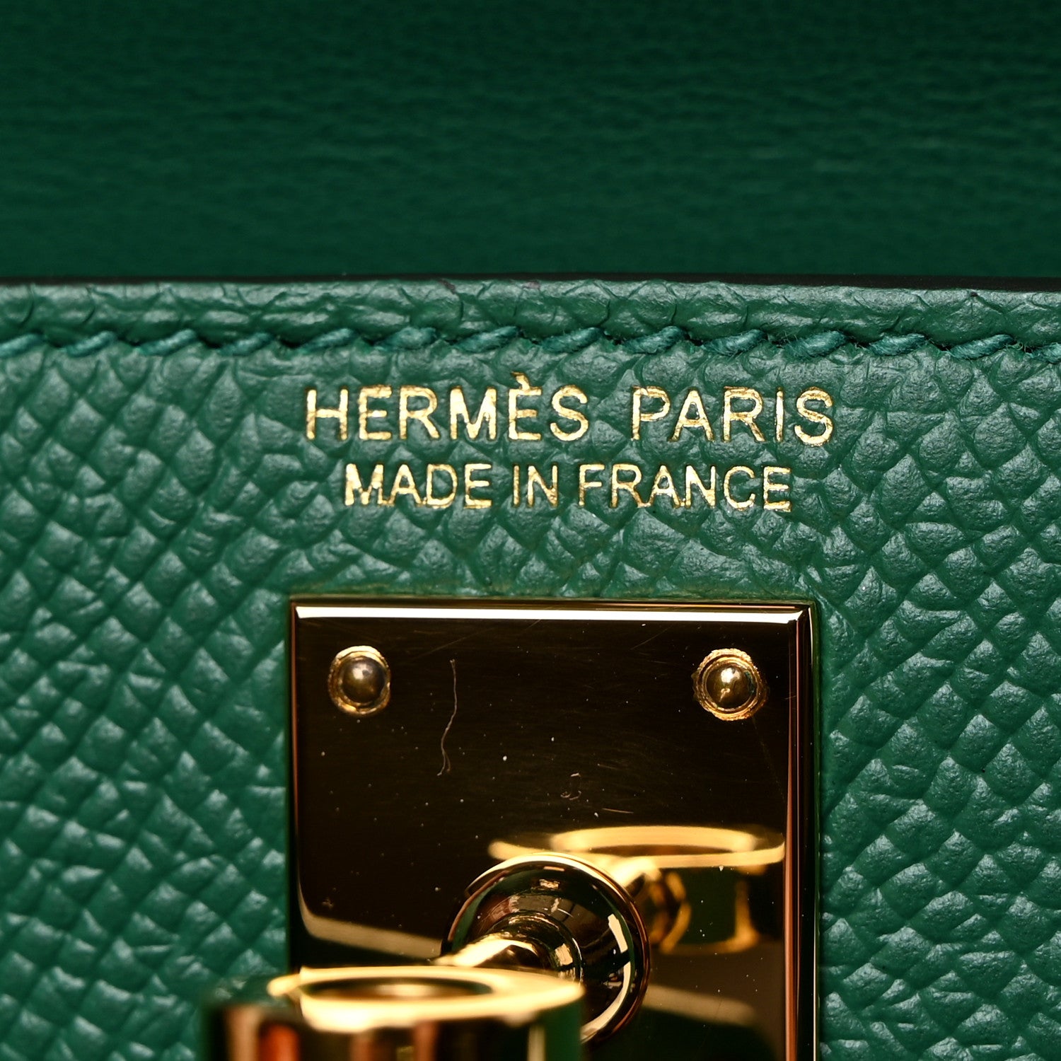 Hermes Epsom Mini Kelly Sellier 20 Vert Vertigo 6 of 12
