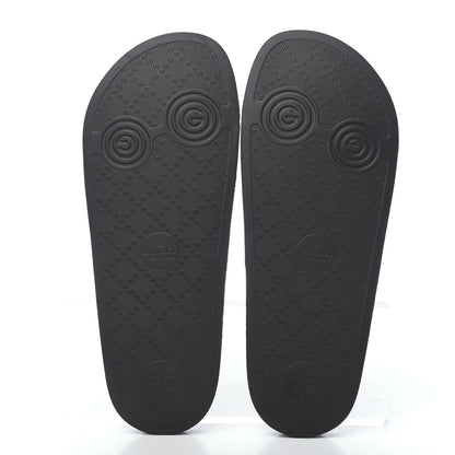 Gucci GG Supreme Monogram Wolf Mens Slide Sandals 8 Beige 6 of 9