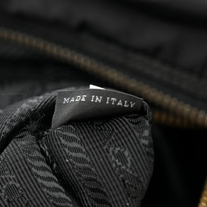 Prada Tessuto Nylon Saffiano Messenger Bag Black 9 of 20