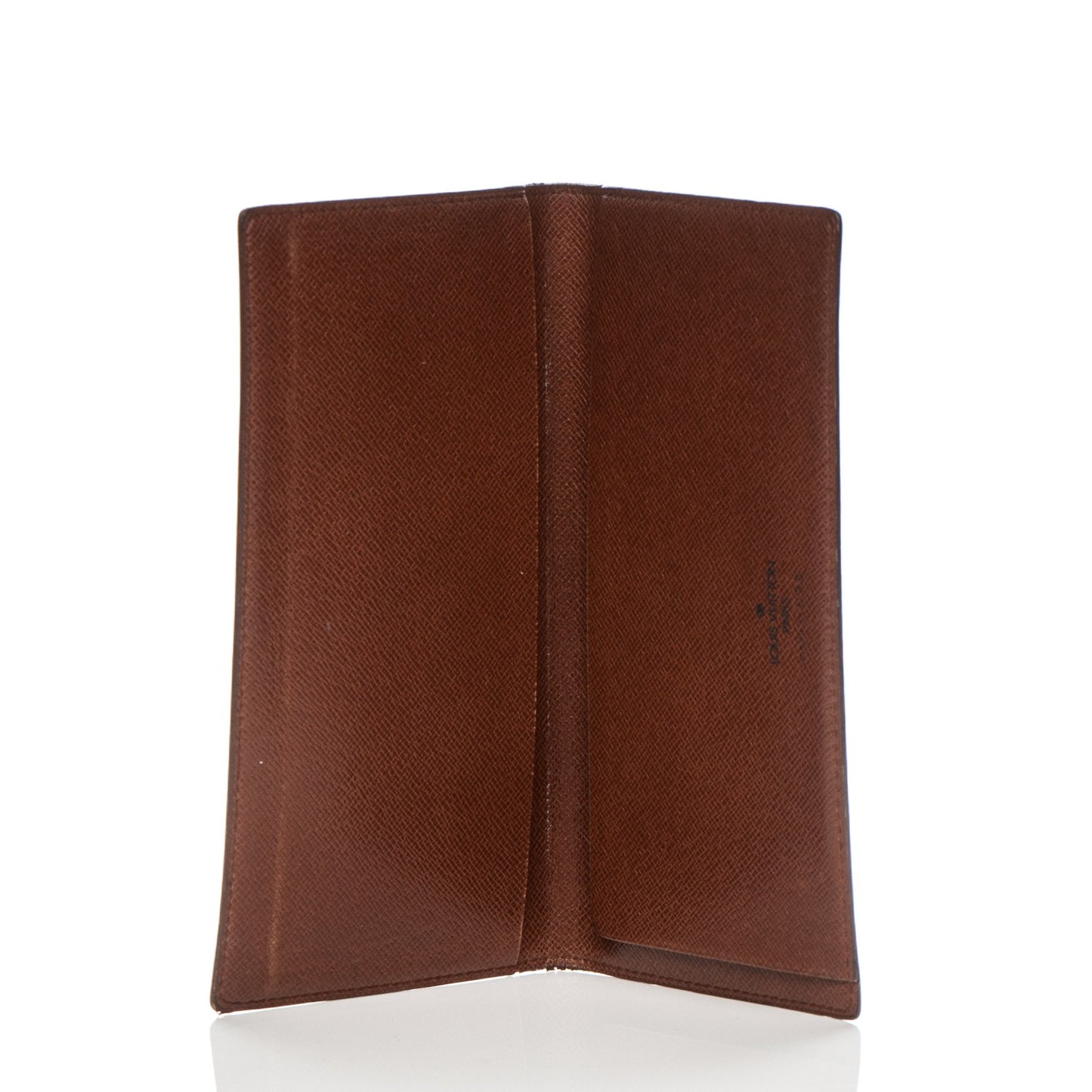 Monogram Simple Checkbook Holder Wallet Cover