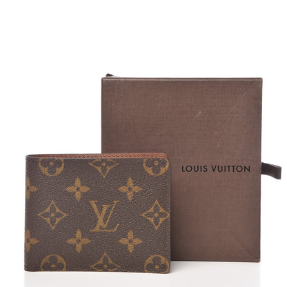 Louis Vuitton Monogram Mens Porte-Billets 3 Card Billfold Wallet 9 of 9