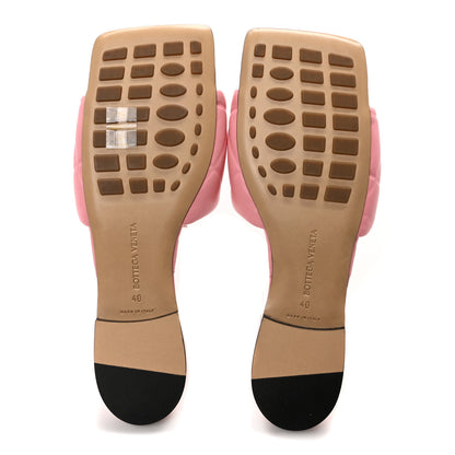 Bottega Veneta Nappa Quilted Rubber Lido Flat Sandals 40 Blossom 6 of 8