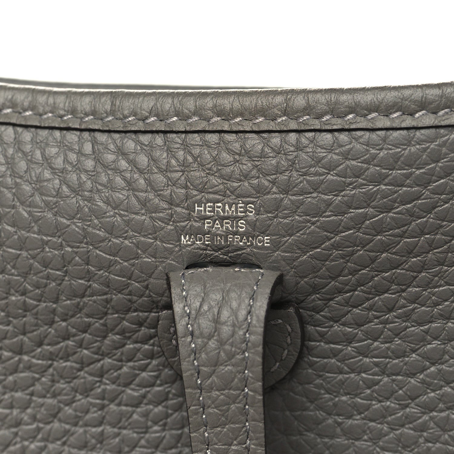 Hermes Taurillon Maurice Evelyne TPM Gris Meyer 5 of 9