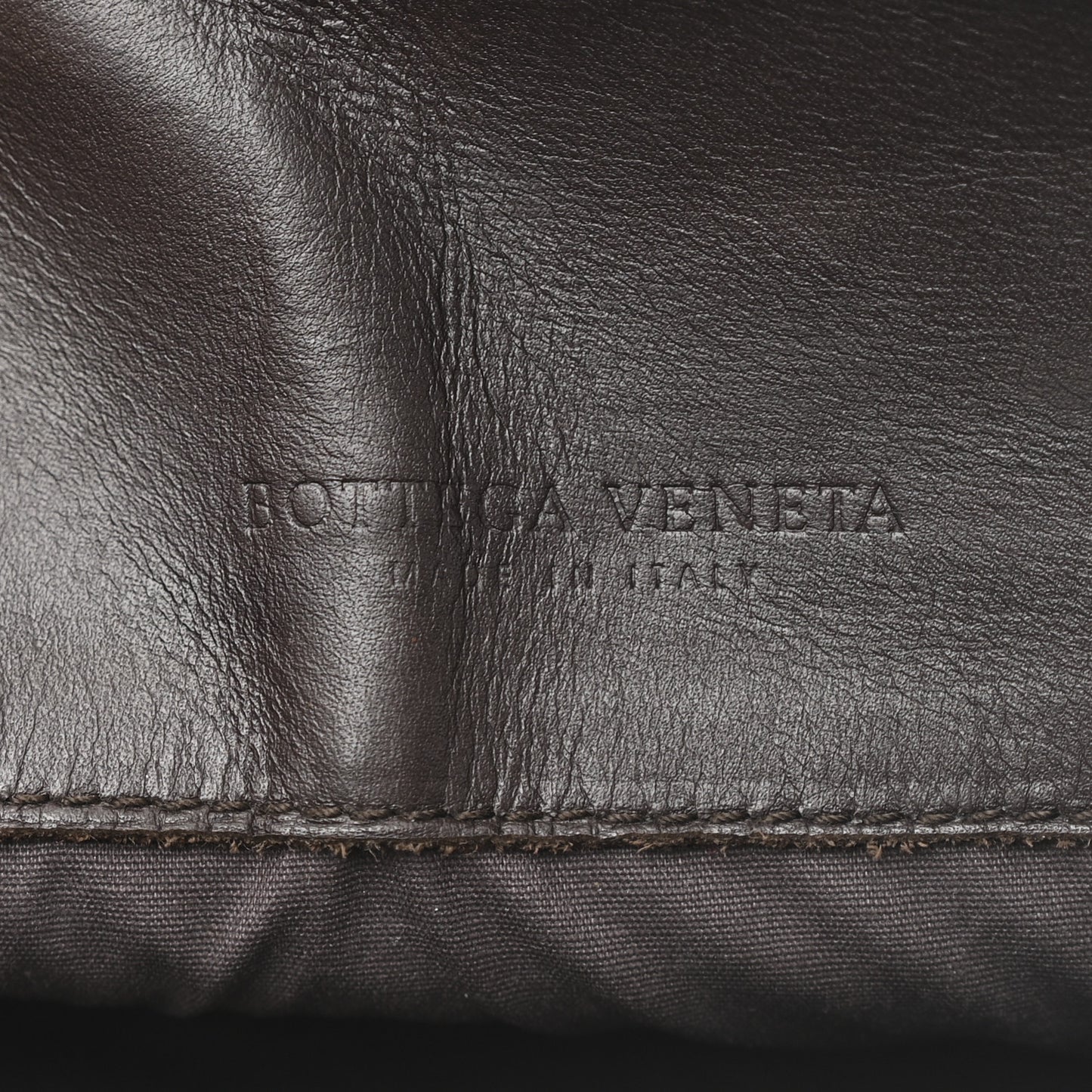 Nappa Intrecciato Messenger Bag Ebano