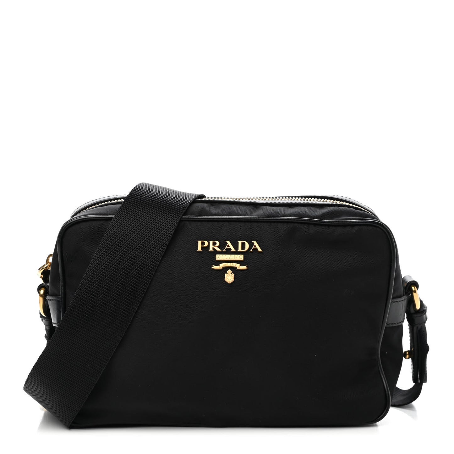 Nylon Tessuto Vela Crossbody Bag Black