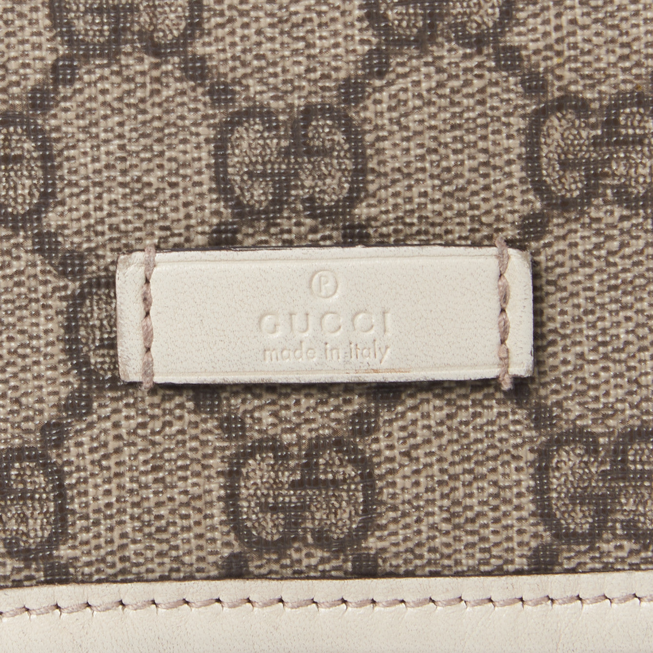 Gucci GG Plus Monogram Small Flap Messenger Bag Beige Off White 7 of 9
