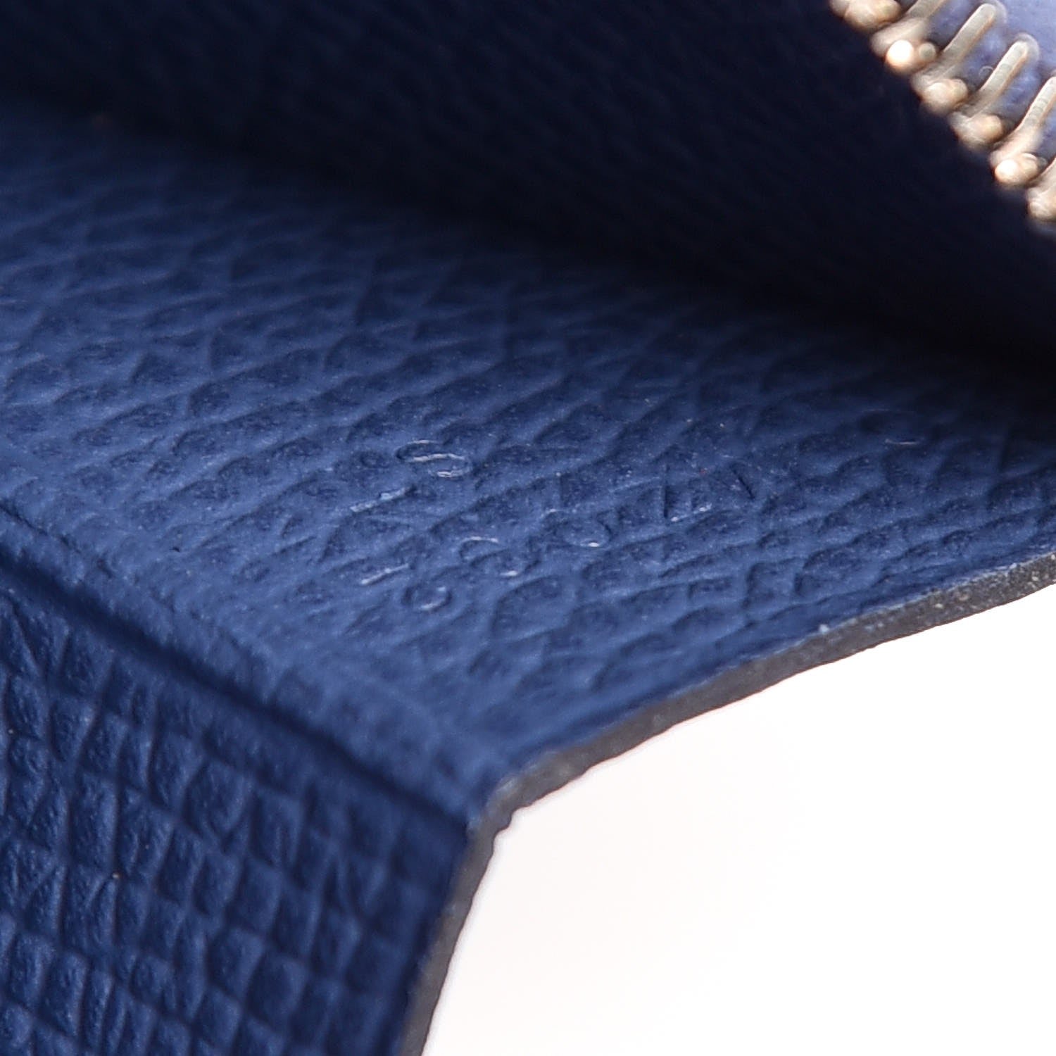 Hermes Epsom Constance Short Wallet Bleu Agate 9 of 10