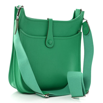 Hermes Taurillon Clemence Evelyne III PM Menthe 3 of 9