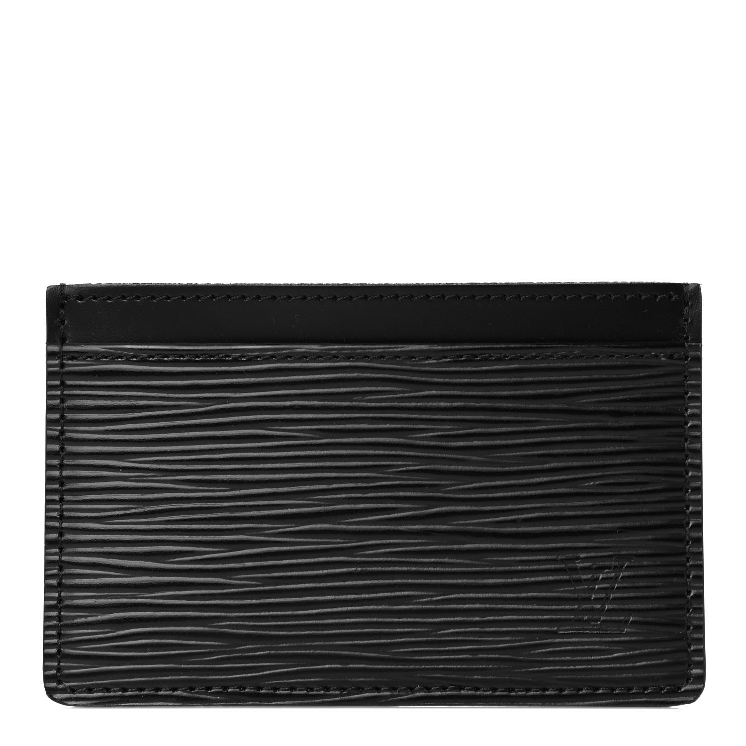 Louis Vuitton Epi Card Holder Black 1 of 4