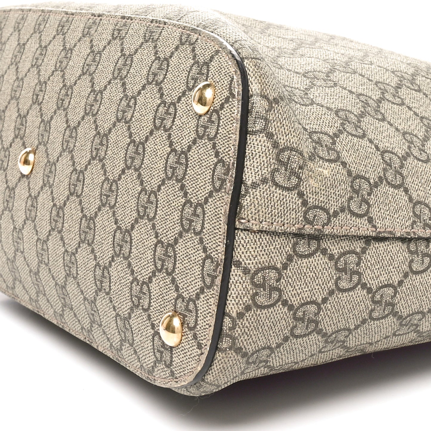 GG Supreme Monogram Linea A Hobo Red