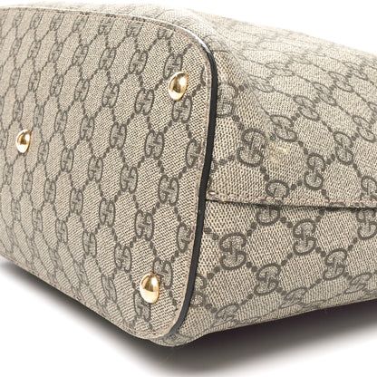 Gucci GG Supreme Monogram Linea A Hobo Red 10 of 11