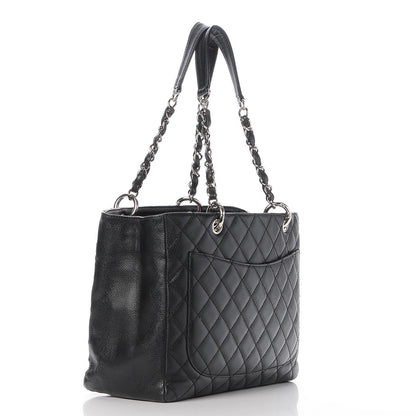 Chanel Caviar Quilted Grand Shopping Tote GST Black 3 of 7