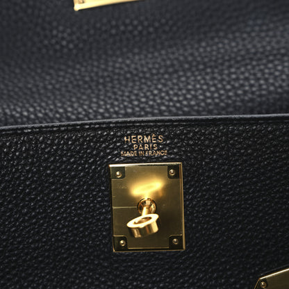 Hermes Togo Kelly Retourne 32 Black 6 of 10