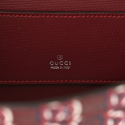 Gucci GG Shadow Monogram Super Mini Shoulder Bag Rosso Ancora Red 6 of 10