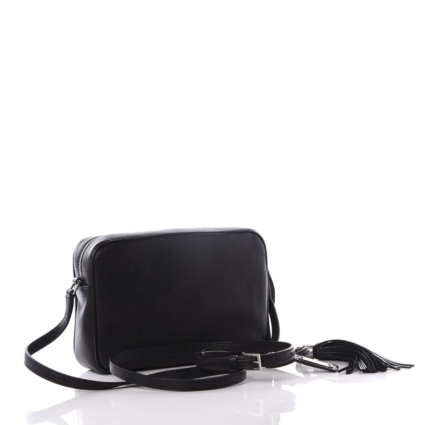 Lambskin Monogram Small Lou Camera Bag Black