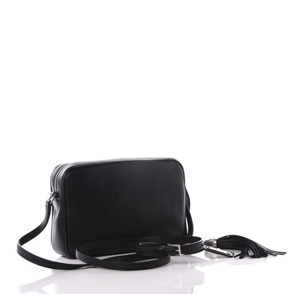 Saint Laurent Lambskin Monogram Small Lou Camera Bag Black 2 of 10