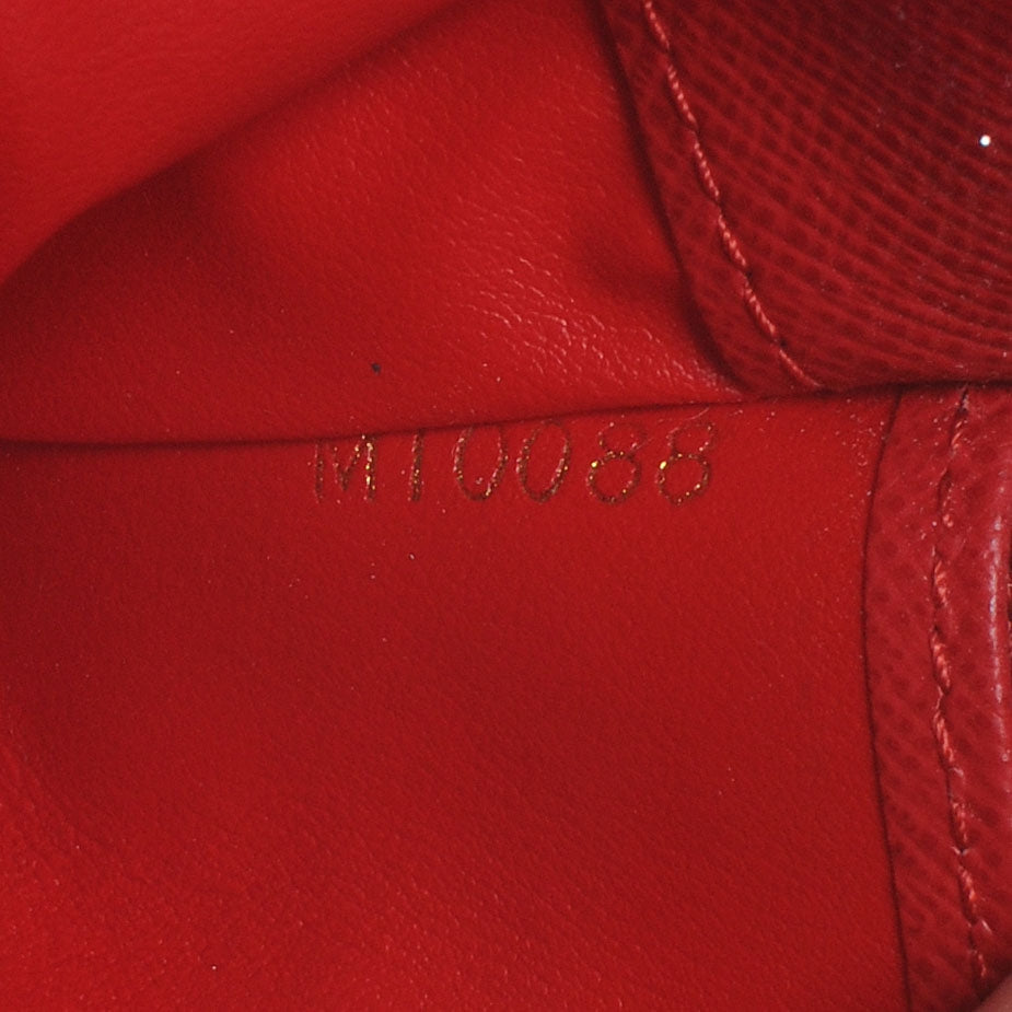 Damier Ebene Complice Trunks and Bags Wallet Red