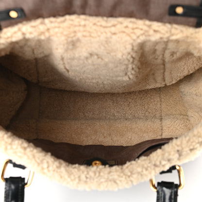 Louis Vuitton Patent Monogram Shearling Sac Thunder 5 of 9