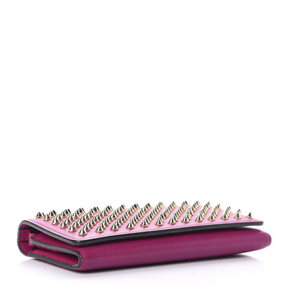 Christian Louboutin Calfskin Spikes Boudoir Wristlet Orthodoxe Gold 4 of 10