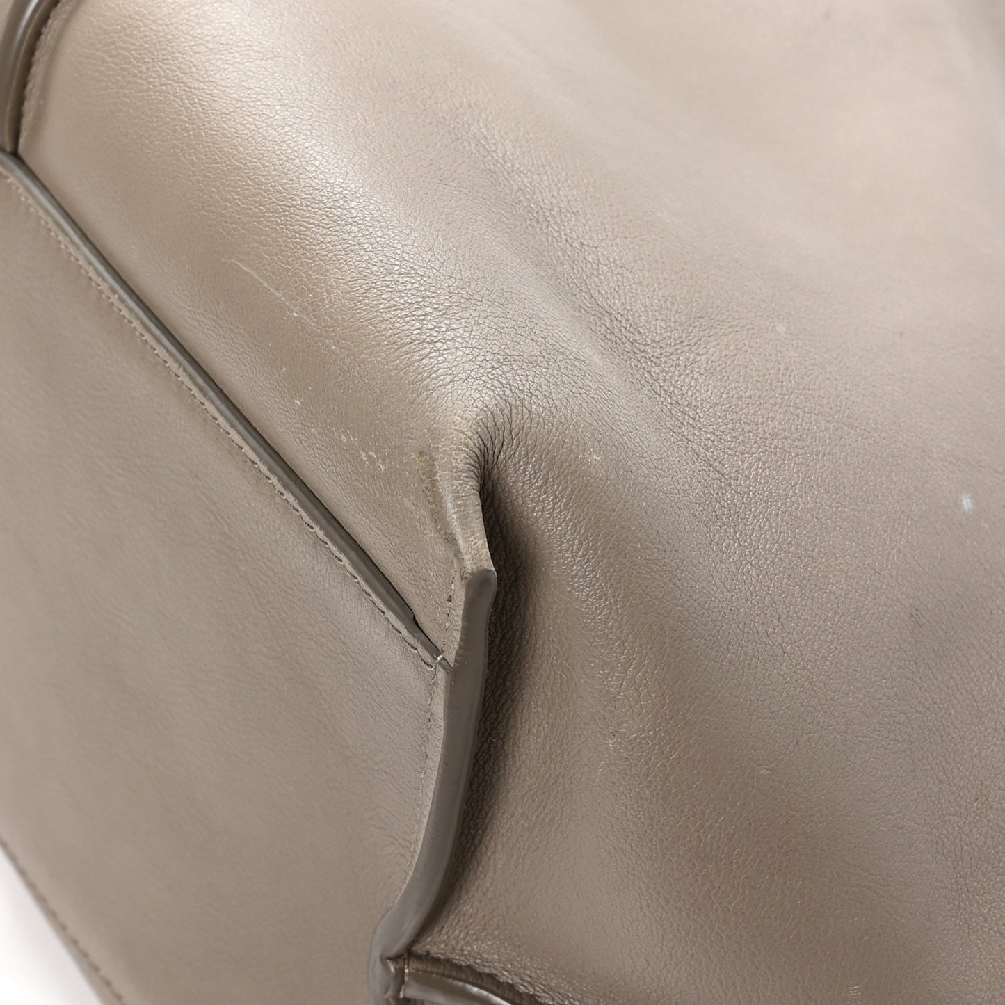 Smooth Calfskin Medium Vick Tote Motty Grey