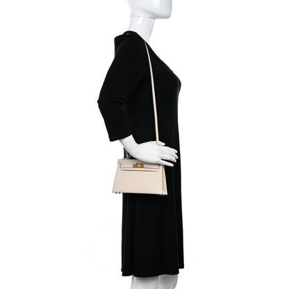 Hermes Epsom Mini Kelly Sellier 20 Craie 2 of 10