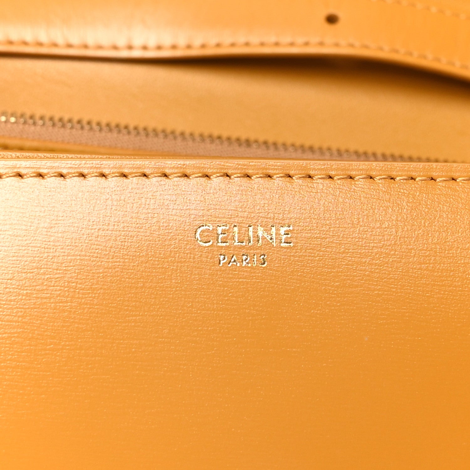 Celine Smooth Calfskin Medium Classic Box Flap Bag  Daffodil 7 of 10