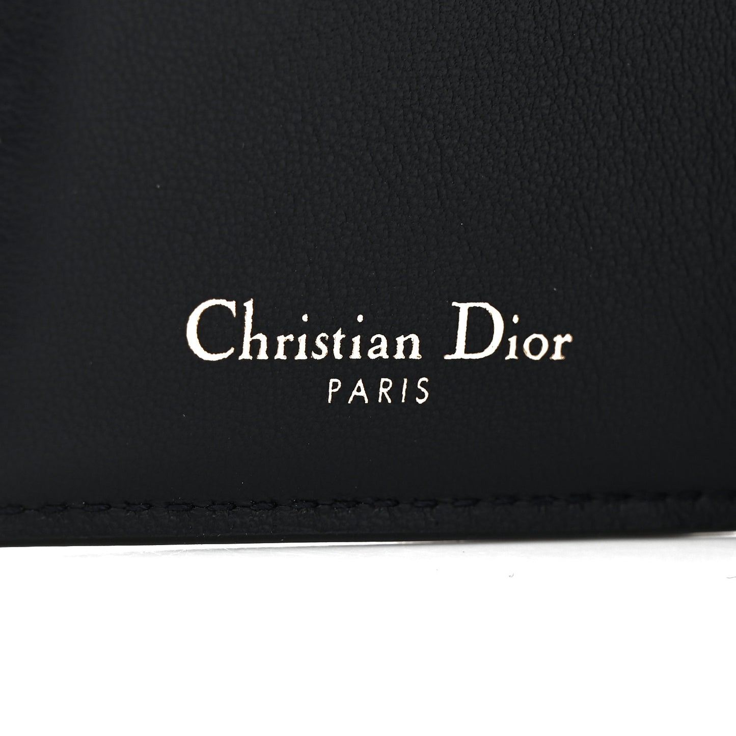 Calfskin Oblique Passport Holder Blue