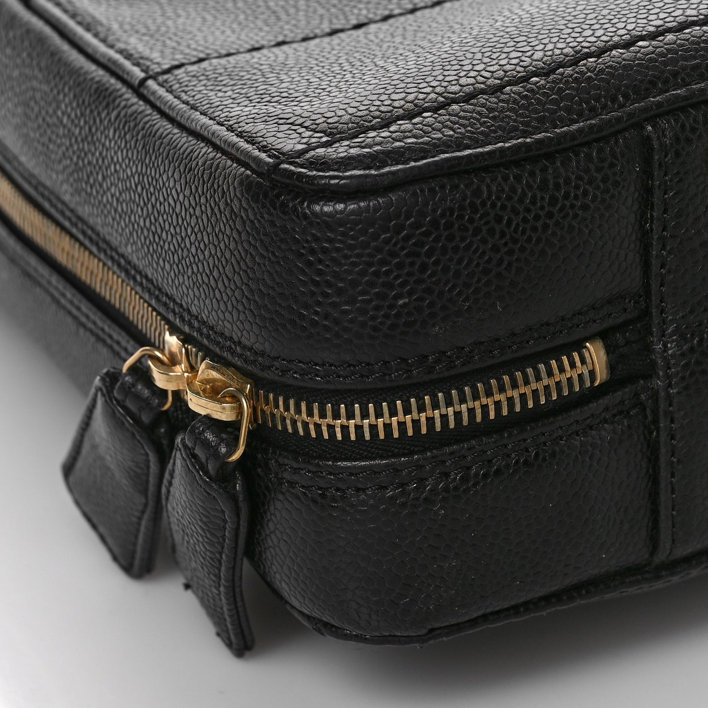 Caviar Chocolate Bar Quilted Laptop Briefcase Bag Black