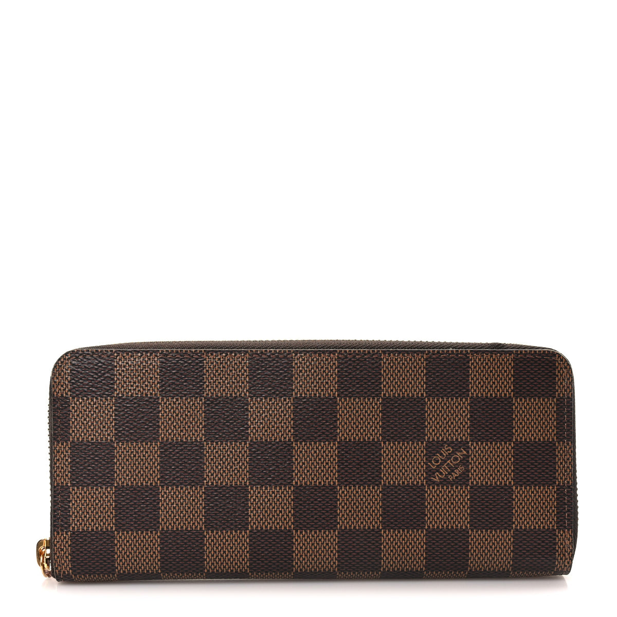 Damier Ebene Clemence Wallet Rose Ballerine