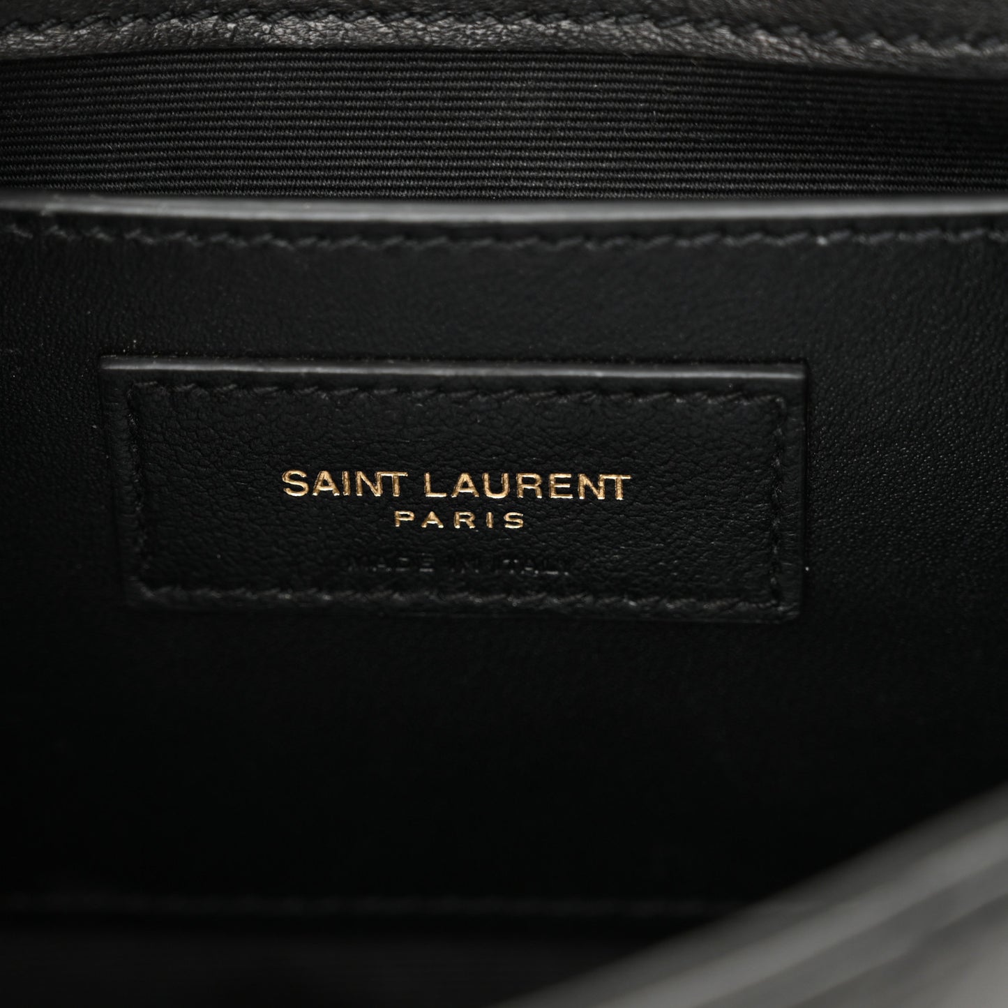 Lambskin Quilted Monogram Mini Nolita Black